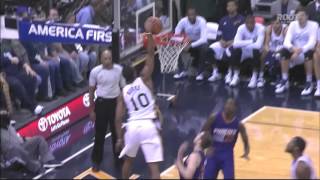 Alec Burks nasty dunk against Phoenix