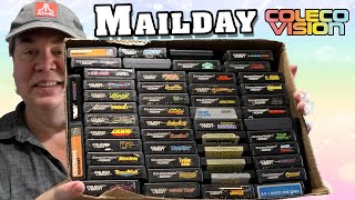 Mailday: Huge box of Colecovision Cartridges & Gameplay