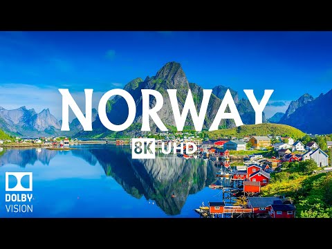 NORWAY 8K Video Ultra HD With Soft Piano Music - 60 FPS - 8K Nature Film