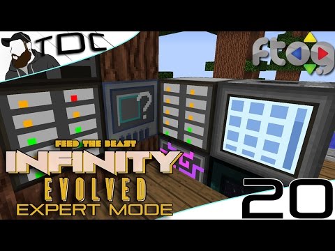 MINECRAFT MODS FTB Infinity Evolved | DIMLET RESEARCHER AUTOMATION! | Ep20 (FTOG EXPERT MODE)