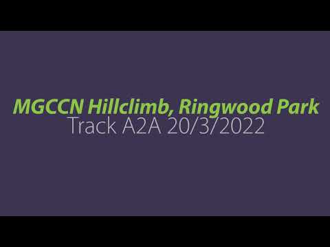 Ringwood Hillclimb Track A2A 20/3/2022