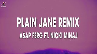 A$AP Ferg - Plain Jane Remix (Lyrics / Lyric Video) ft. Nicki Minaj
