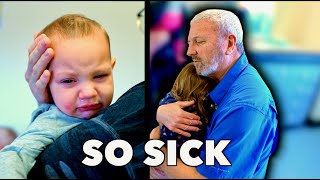 HOW TO INTERACT WITH TWO VERY SICK KIDS... (Bad RSV) | Dr. Paul