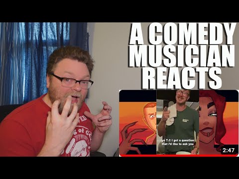 A Comedy Musician Reacts | Red Flags (ft. Montaigne) and My Secret Shame by Tom Cardy [REACTION]