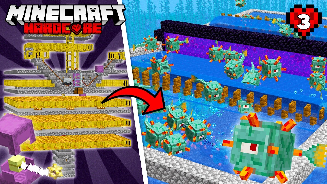 I Built EVERY Automatic Farm in Minecraft Hardcore | Let's Play | Episode 3