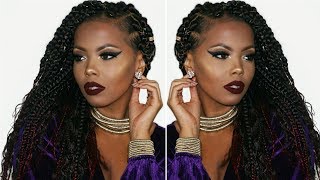 HOW TO | EASY PAINLESS GODDESS BOX BRAIDS |RUBBER BAND BOX BRAIDS| I DEFINE EASY BRAID 52 |TASTEPINK