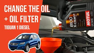 Youtube thumbnail of video "Change the oil and the oil filter Tiguan 1 2.0 TDI 🛢"