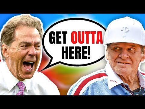 Pete Rose CALLED OUT By Nick Saban