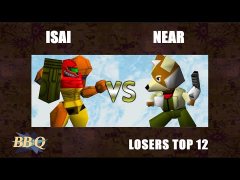 BBQ - Isai (Samus) Vs. Near (Mario, Fox) Super Smash Bros Losers Top 12 - SSB64