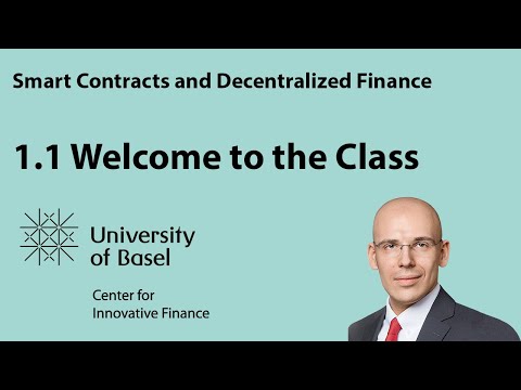 Intro - Smart Contracts and Decentralized Finance