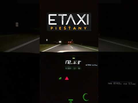 Šialená jazda taxikára ETAXI Piešťany! Samovražedná jazda! ETAXI Piešťany