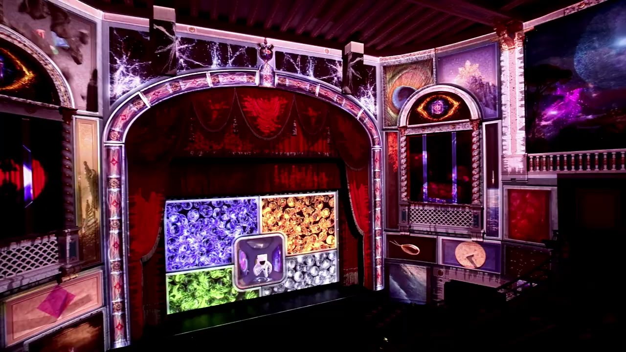 Carolina Theatre - World's First Bended Remote-Head Projection Mapping System Installation - YouTube