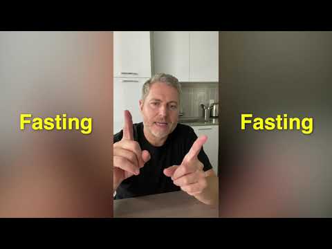Fasting and my blood sugar.