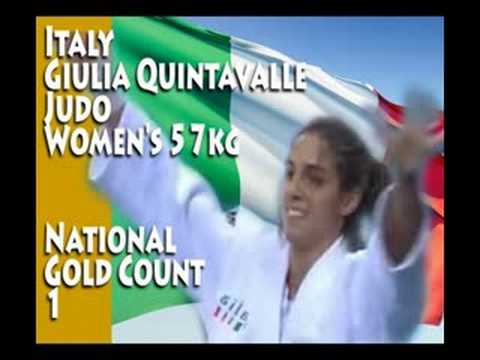 Giulia Quintavalle Olympic Women's Judo 57 Kg Italy Gold