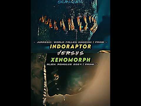 Indoraptor vs xenomorph #short #alienromulus #jurassicworldfallenkingdom