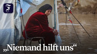 Starkregen verschlimmert Leid im Gazastreifen