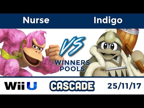 Cascade Singles: Pools - Nurse (Donkey Kong) vs Indigo (King Dedede, Donkey Kong)