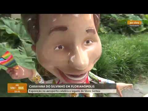 Caravana do Silvinho celebra Silvio Santos no aeroporto de Floripa | Cotidiano | SCC Meio-Dia
