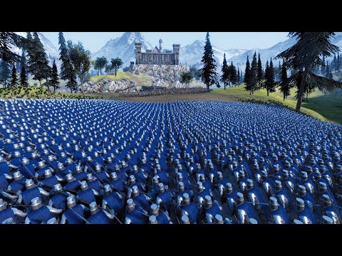 KNIGHTS LAY SIEGE TO EVIL CASTLE - UEBS - Ultimate Epic Battle Simulator
