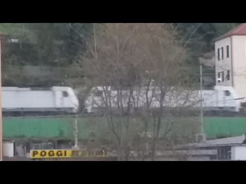 Transito Treno merci doppia e483 Serfer coils shimmns vuoti,Pontedecimo,linea bassa lenta Giovi