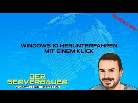 Windows 10 herunterfahren - schnell mit nur einem Klick 🖱 [2022]