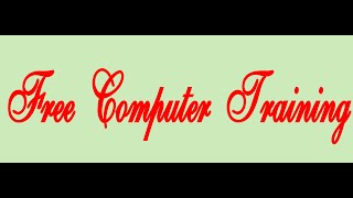 Free Computer Training Class-01