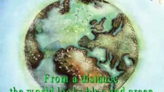 From a Distance  - Nanci Griffith - Jane Ray Book (lyrics subtitles)