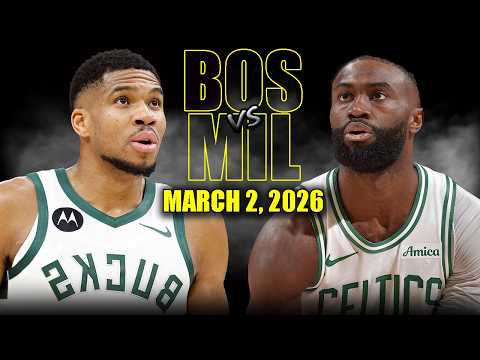 Boston Celtics vs Milwaukee Bucks Full Game Highlights – March 2, 2026 | NBA Season