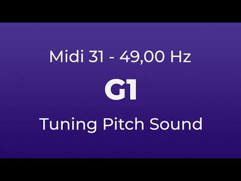 G1 Tuning Pitch | 49,00 Hz | Midi Key 31