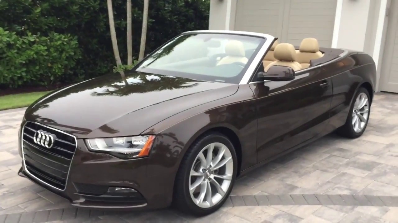 2013 Audi A5 Premium Cabrio Review and Test Drive by Bill ...
