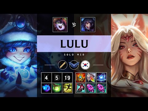 Lulu Mid vs Ahri - KR Diamond Patch 25.14