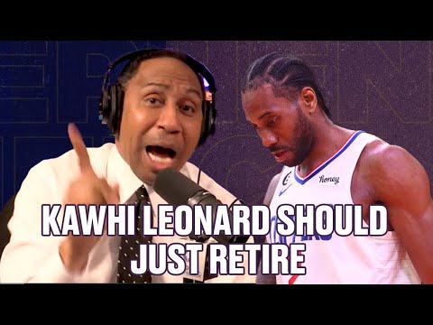 , title : 'Stephen A Smith thinks Kawhi should just retire, would rather have Kyrie. “I MUST BE SMOKING CRACK!”'