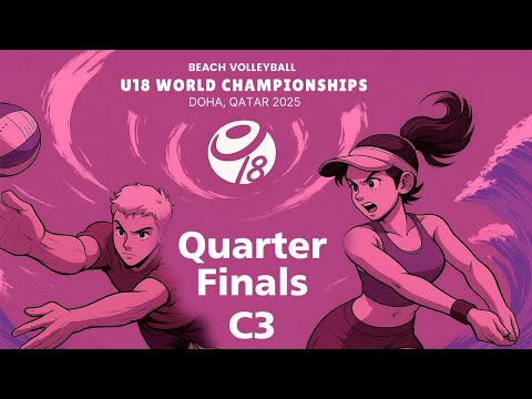 Quarter Finals - U18 Beach World Championships | Doha - Court 3