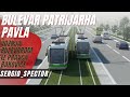 Bulevar Patrijarha Pavla Voznja Bulevarom Iz Pravca Rakovice Beograd April 2022