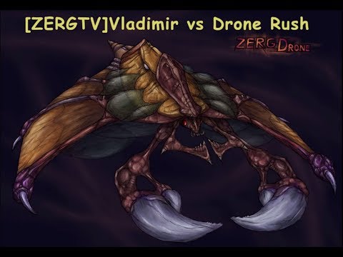SC2 [ZERGTV]Vladimir vs Drone Rush PvZ