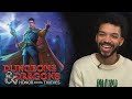 Dungeon & Dragons' Justice Smith Dishes On Movie Cast's Playful Chaos