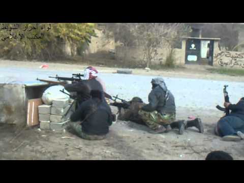 استهداف قوات النظام قرب حاجز المسمكة في بلدة المريعية بالقناص من قبل لواء أحرار الشويط