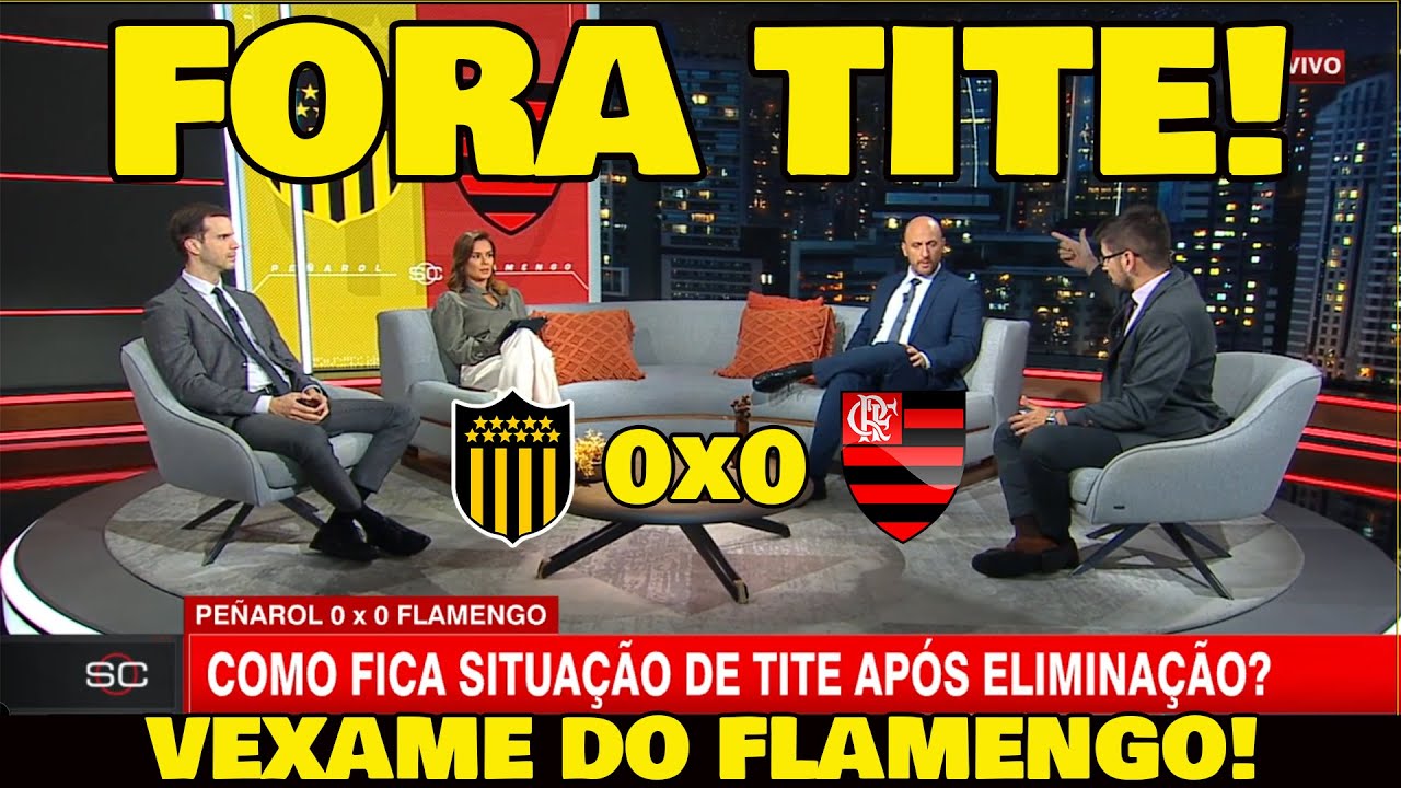 FORA TITE! "VEXAME DO FLAMENGO" ELIMINADO PELO PEÑAROL!