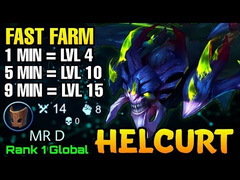 Fast Farming Lvl 15 in 9 Min Helcurt Evolved Predator - Top 1 Global Helcut by MR D - MLBB