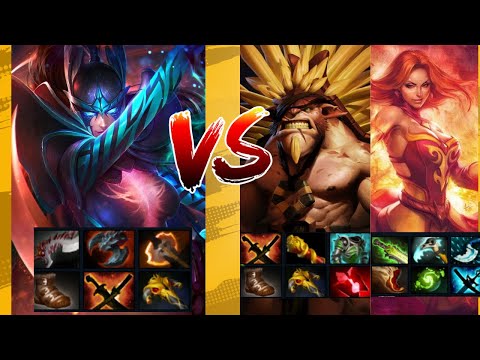 Epic Dota 2 Comeback: Phantom Assassin vs Lina & Bristleback - 20k Gold Deficit Turnaround!