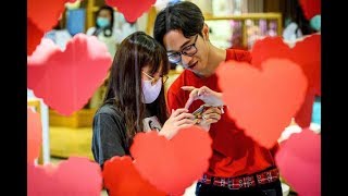 Love in the time of coronavirus: A quiet Valentine's Day in China - VIDEO