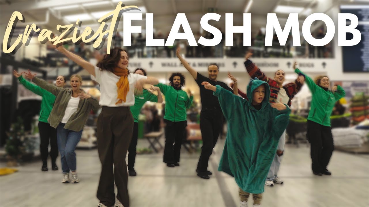 Crazy Flash Mob in Home Store Has Shoppers SHOOK 😱 (featuring the cutest kid EVER!)