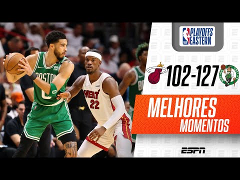 NBA PLAYOFFS: SMART VOLTA COM TUDO, TATUM LIDERA, CELTICS AMASSAM HEAT E IGUALAM SÉRIE | FINAL LESTE