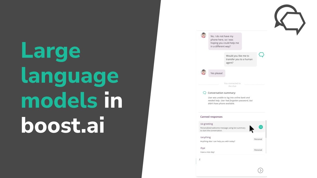 Large language models (LLMs) & the boost.ai platform
