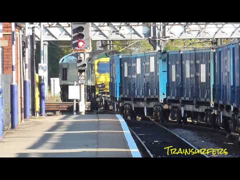 FL Class 66 No. 66506 on 6J34 Runcorn Folly Lane - Brindle Heath @ Guide Bridge on 26.10.15 - HD