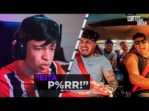 ARUAN REAGE A IMPRESSIONEI MEUS AMIGOS COM A FORÇA DO MEU GTR (RENATO GARCIA) - Cortes do Aruan