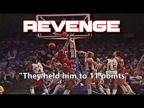 Michael Jordan Revenge Game vs Loaded 6x Division Champs who "Shut Michael Jordan Down"