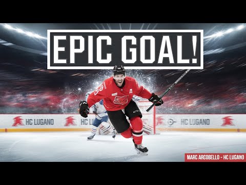 Marc Arcobello's Goal - HC Lugano vs Davos - January 17, 2024 Epic moment