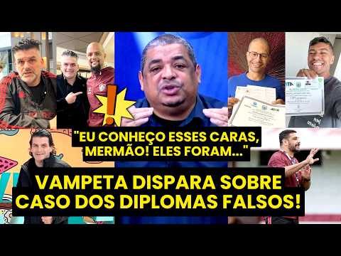 VAMPETA DESABAFA SOBRE CASO MANCUSO! “MERMÃO, OS EX-JOGADORES FORAM…” | DIPLOMAS FALSOS