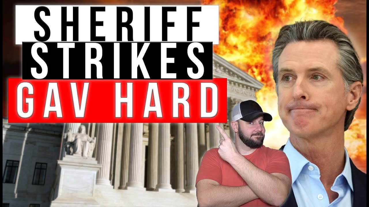 Fresno Sheriff NUKES Gavin from ORBIT over Gun Control stupidity... Then completely folds...